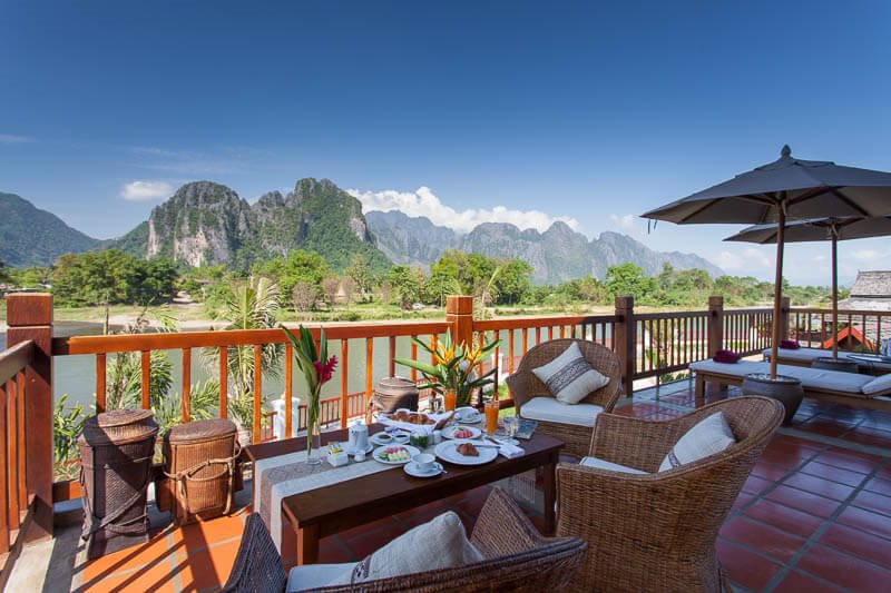 Riverside Boutique Resort en Vang Vieng