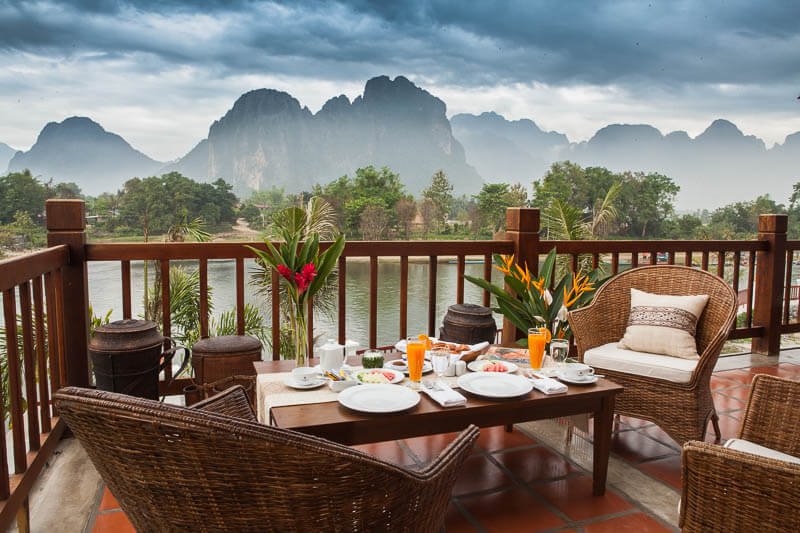 Riverside Boutique Resort en Vang Vieng