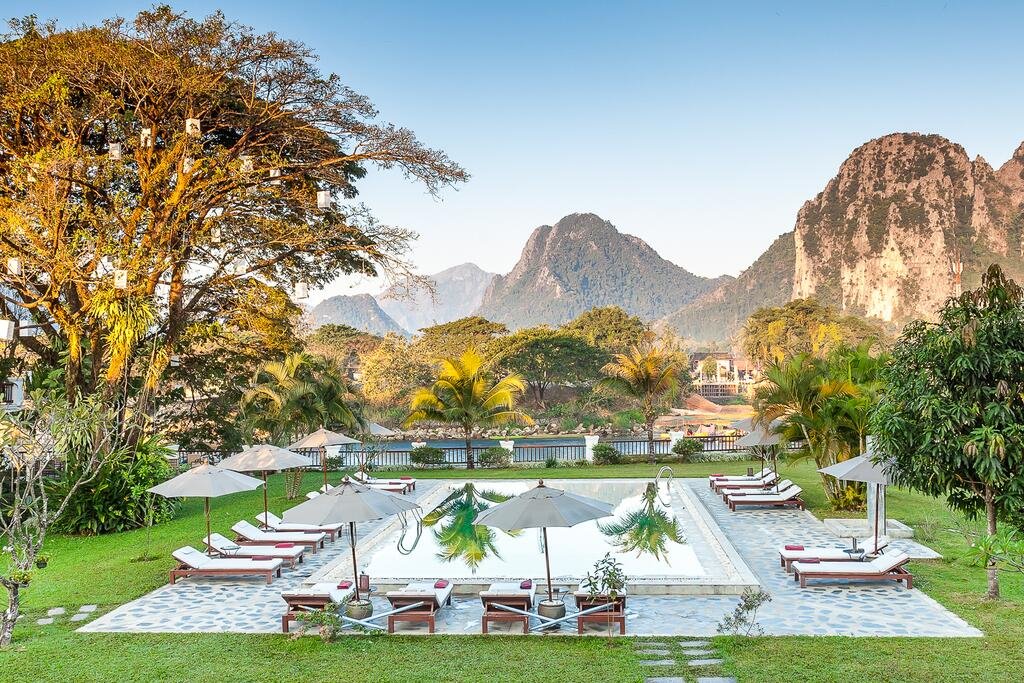 Riverside Boutique Resort en Vang Vieng