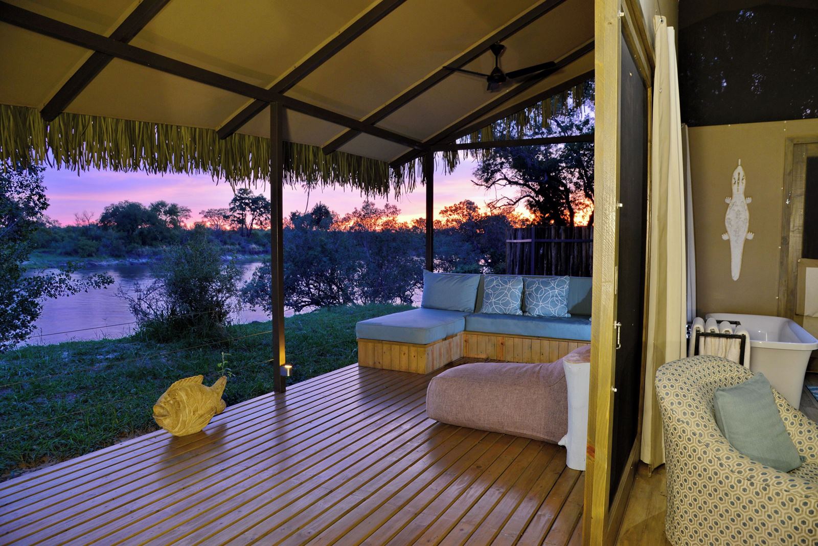 Chundu Island en Victoria Falls