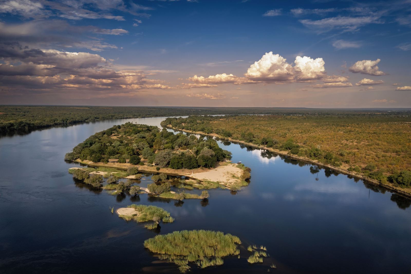 Chundu Island en Victoria Falls