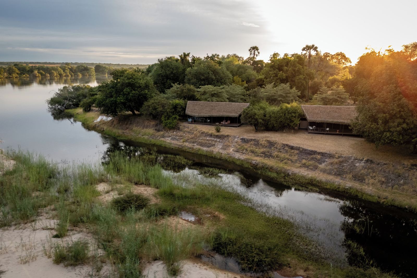 Chundu Island en Victoria Falls
