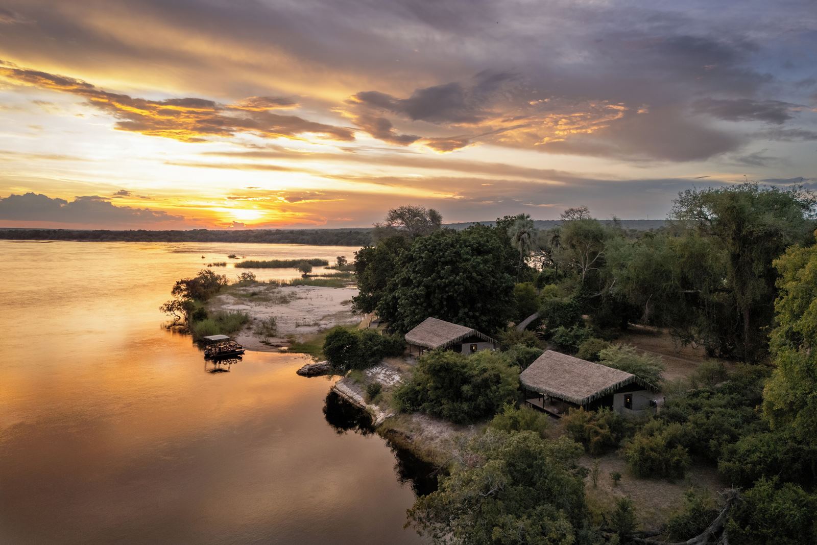 Chundu Island en Victoria Falls