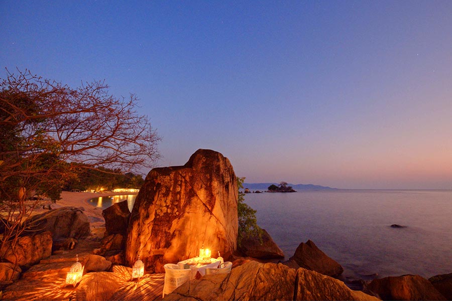 Kaya Mawa en Lago Malawi