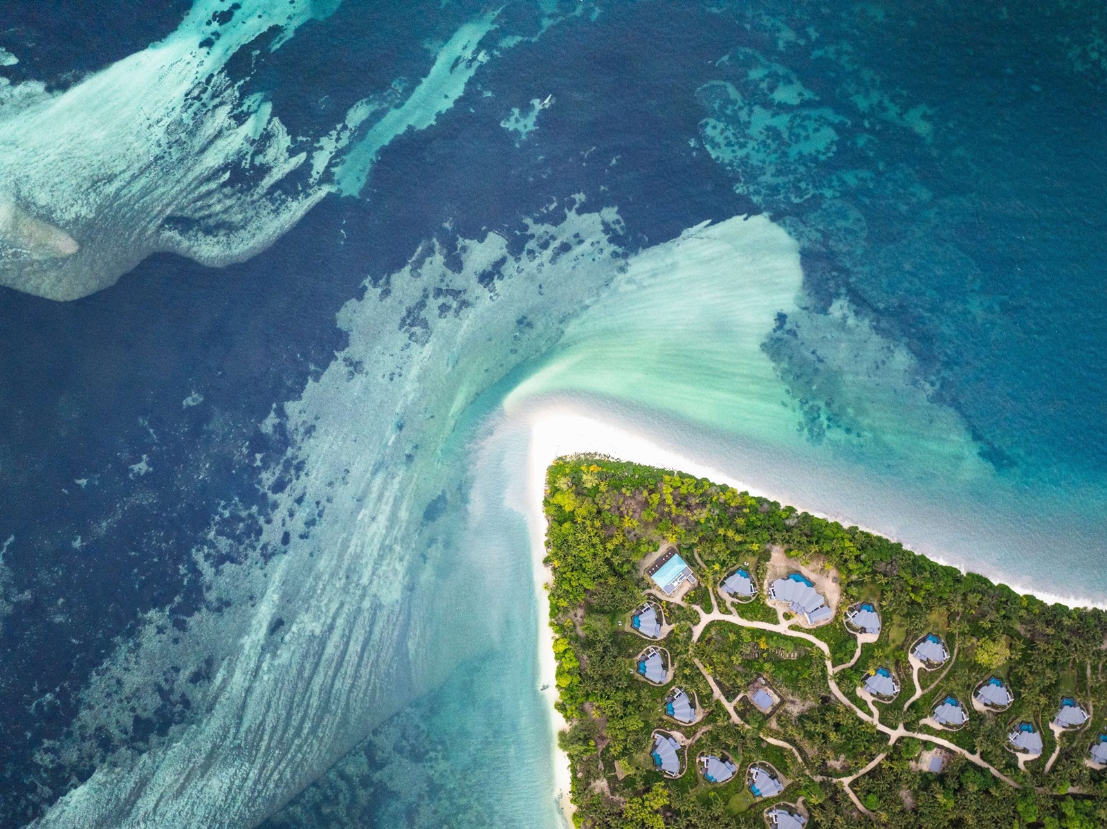 Waldorf Astoria Seychelles  en platte island