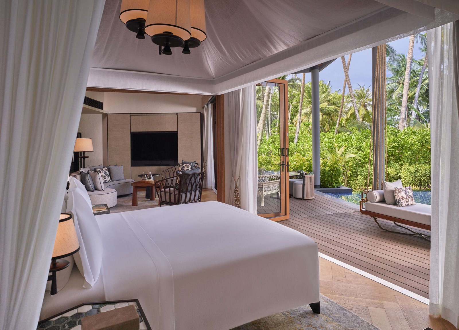 Waldorf Astoria Seychelles  en platte island