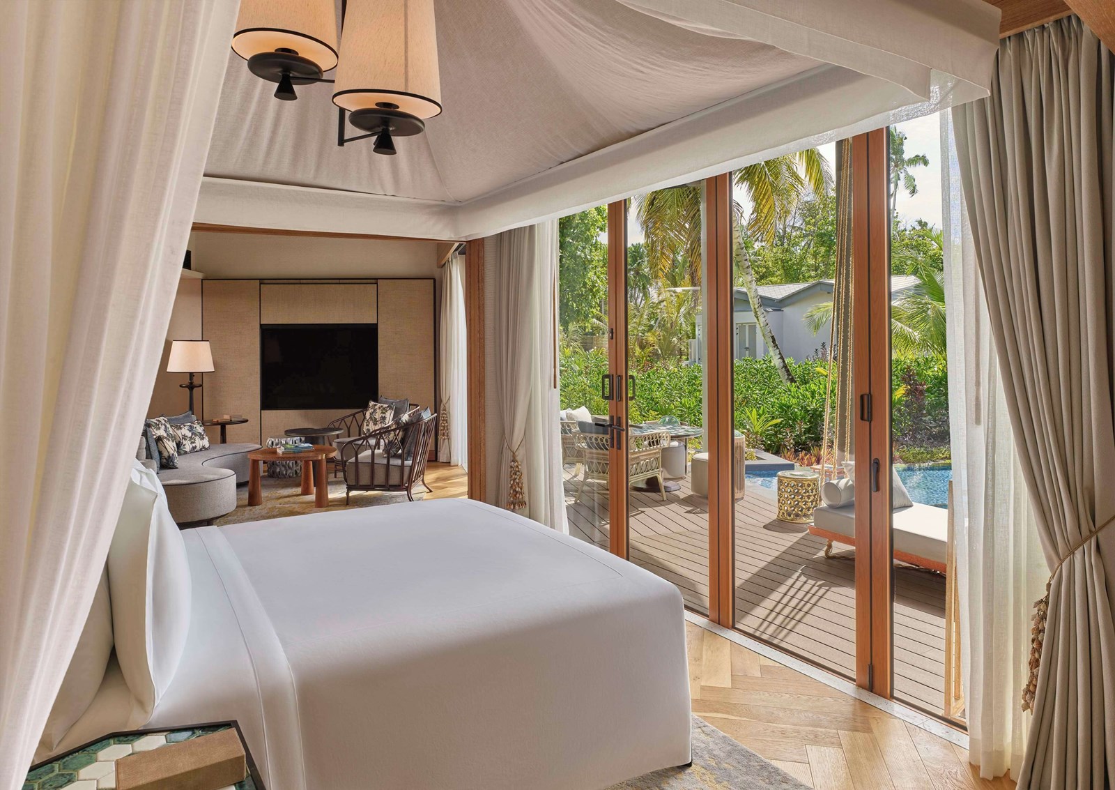 Waldorf Astoria Seychelles  en platte island