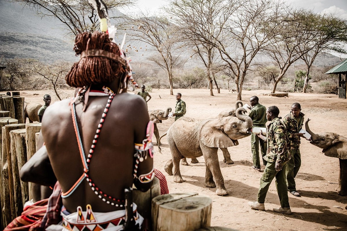 Saruni Samburu en Samburu