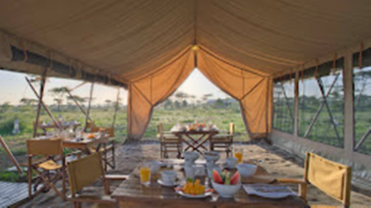 AndBeyond Serengeti Under Canvas en Serengeti