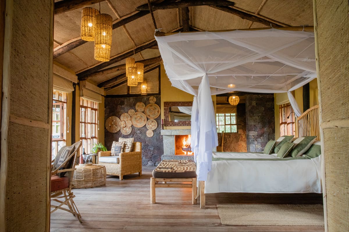 Mount Gahinga Lodge en Uganda