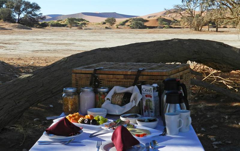 Sossusvlei Lodge en su destino