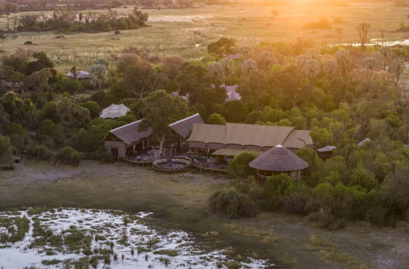 Atzaró Okavango Camp en Delta Okavango